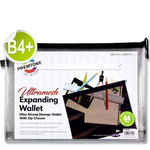 ■ Premto - B4  Ultramesh Expanding Wallet - Jet Black