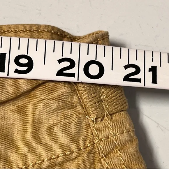 🌈 Sanctuary NWT Tan Cargo Cuffed Utility Shorts Size 16/18W