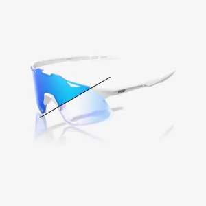 100% Hypercraft Sunglasses - Bastille (Blue Mirror Photochromic Lens)