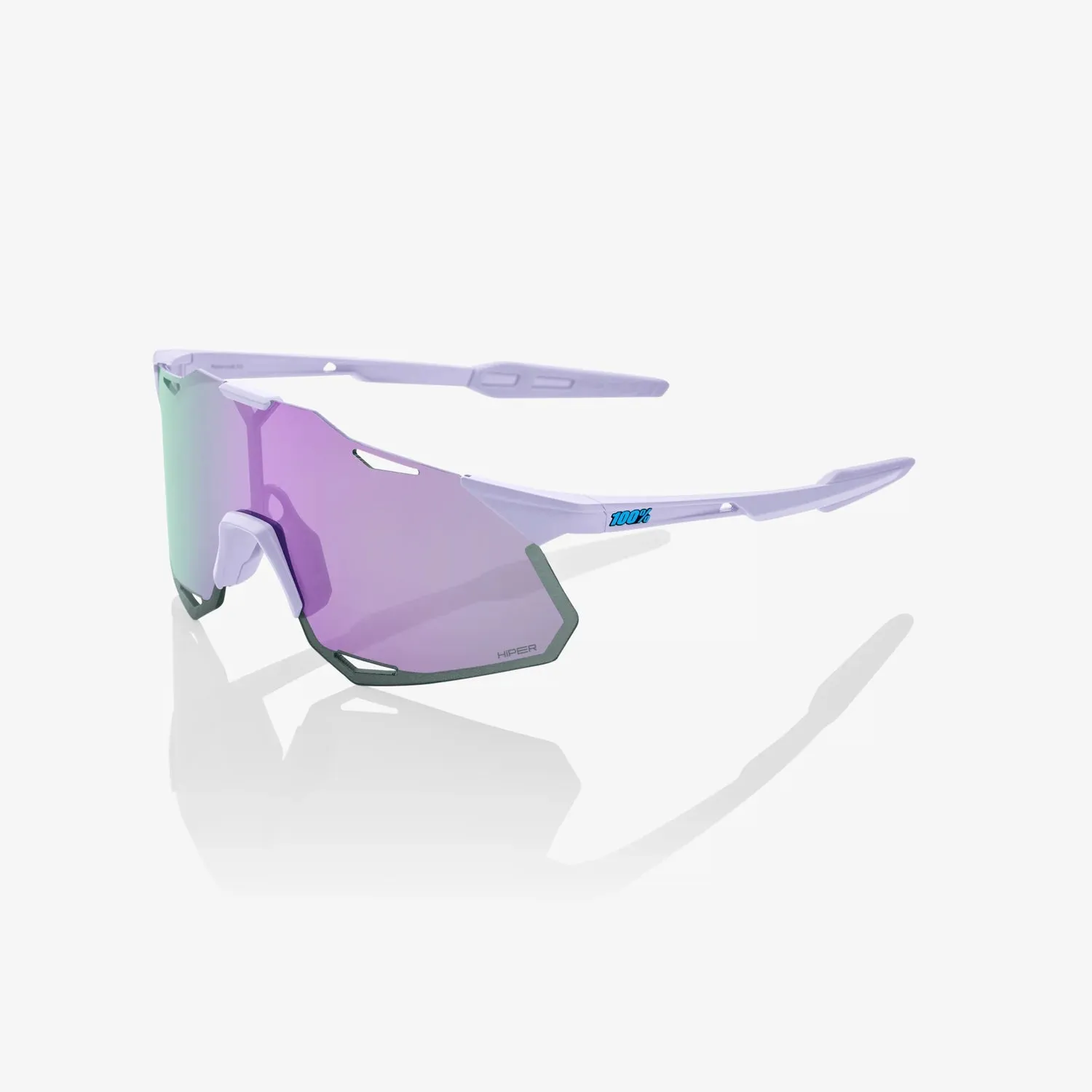 100% Hypercraft Xs - Soft Tact Lavender - Hiper Lavender Mirror Lens