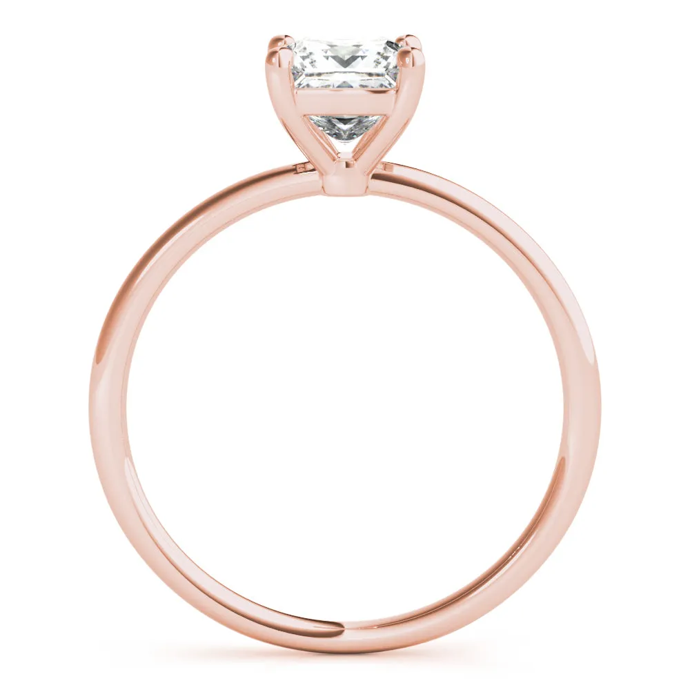2 ctw Princess Lab Grown Certified Diamond Solitaire Engagement Ring