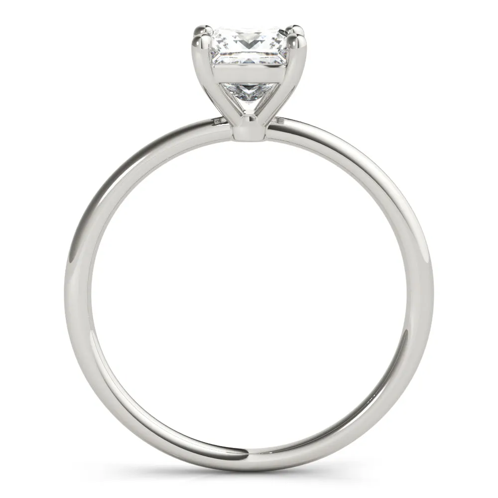 2 ctw Princess Lab Grown Certified Diamond Solitaire Engagement Ring