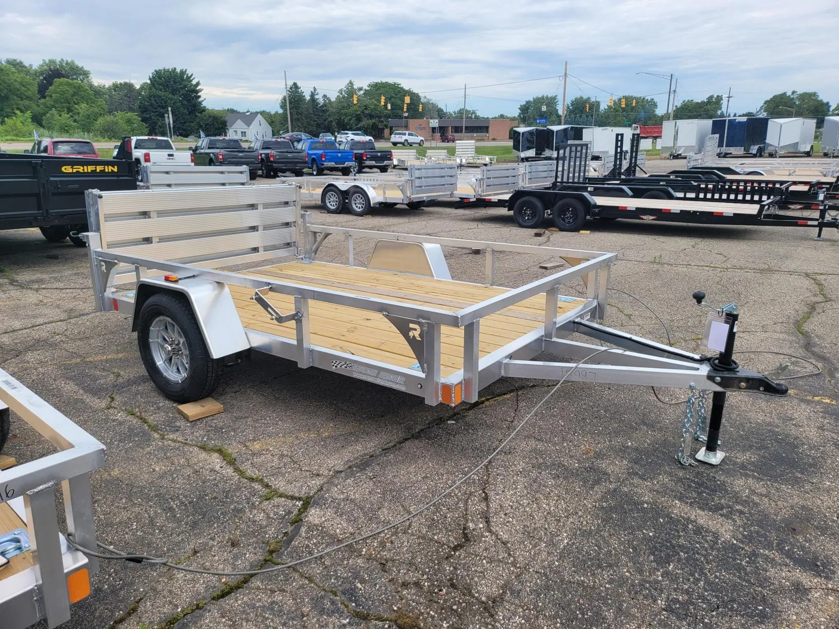 2025 Rough Rider 6.5' x 10' Aluminum Utility Trailer