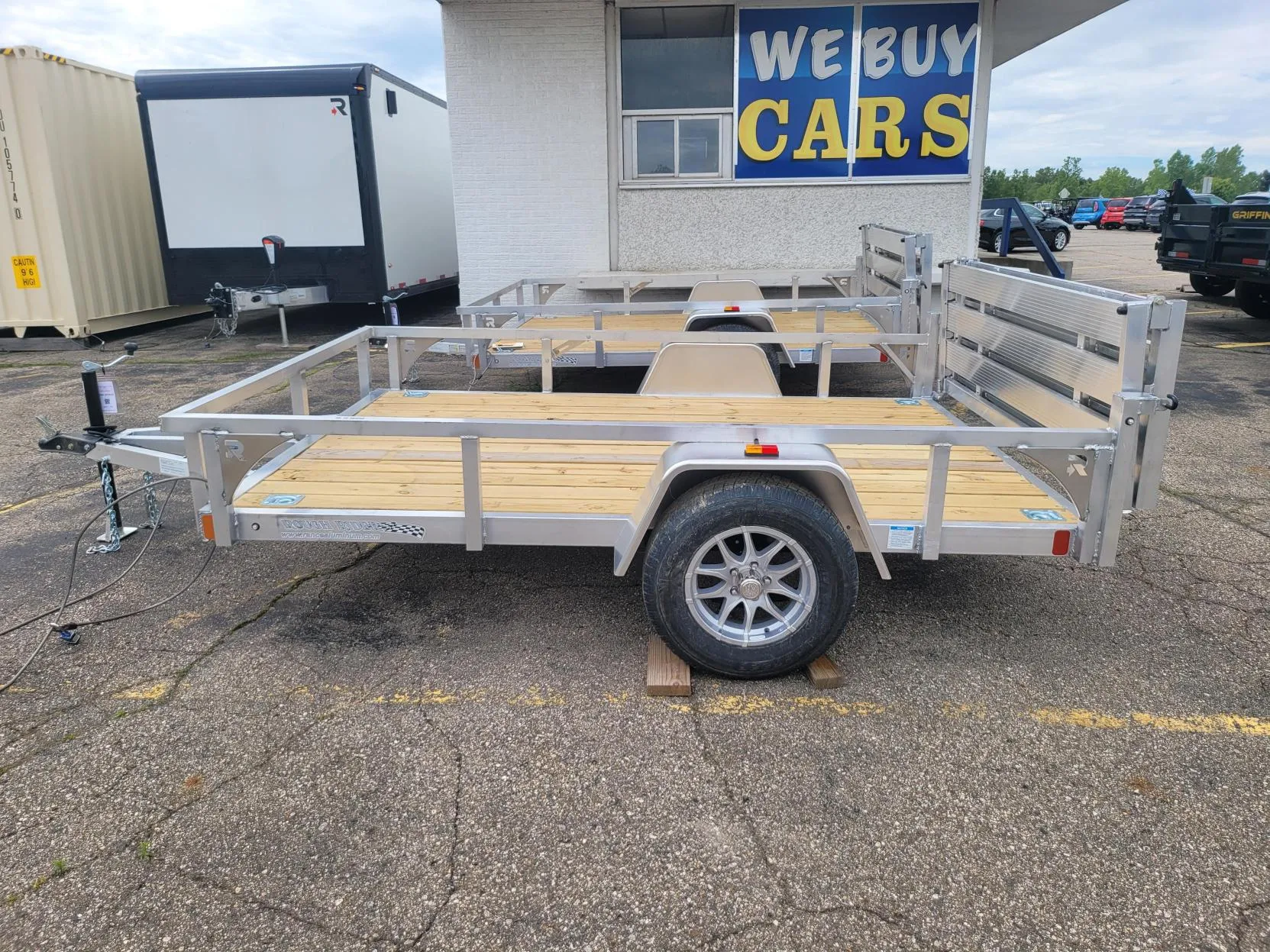 2025 Rough Rider 6.5' x 10' Aluminum Utility Trailer