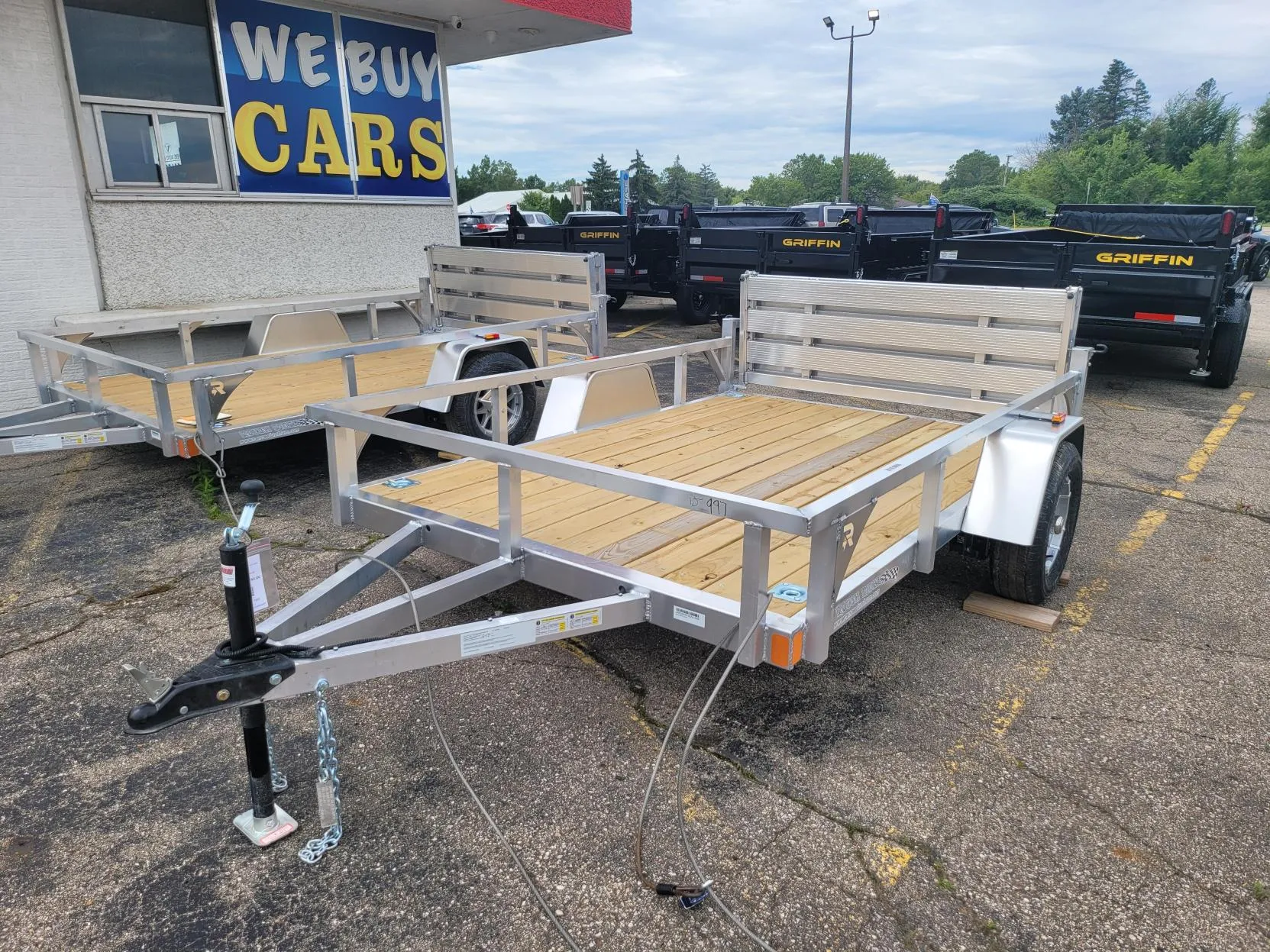2025 Rough Rider 6.5' x 10' Aluminum Utility Trailer