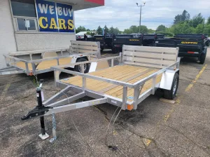 2025 Rough Rider 6.5' x 10' Aluminum Utility Trailer