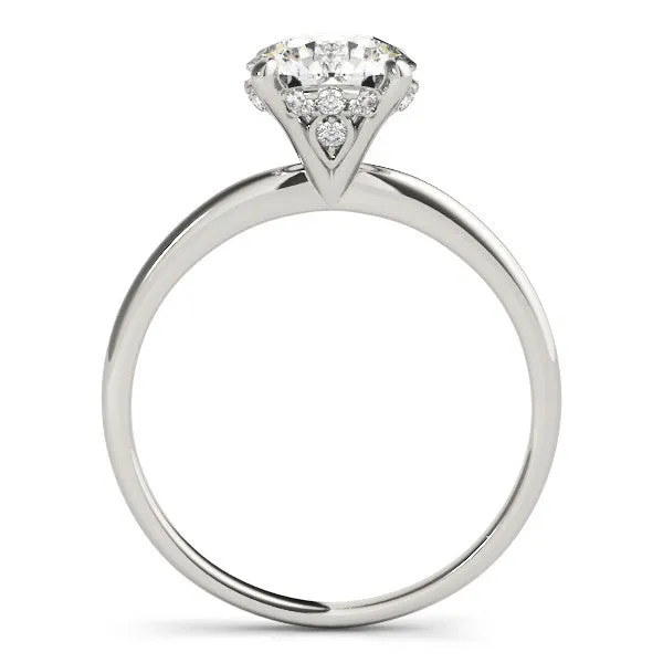 2.05 ctw Round Lab Grown Diamond Hidden Halo Engagement Ring