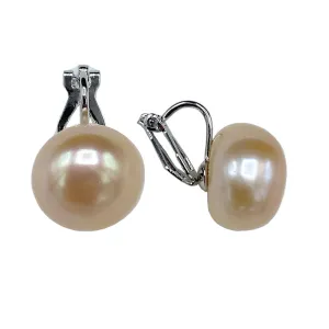 320-02-CLIP | 12-14 MM CLIP-ON EARRINGS (PINK)