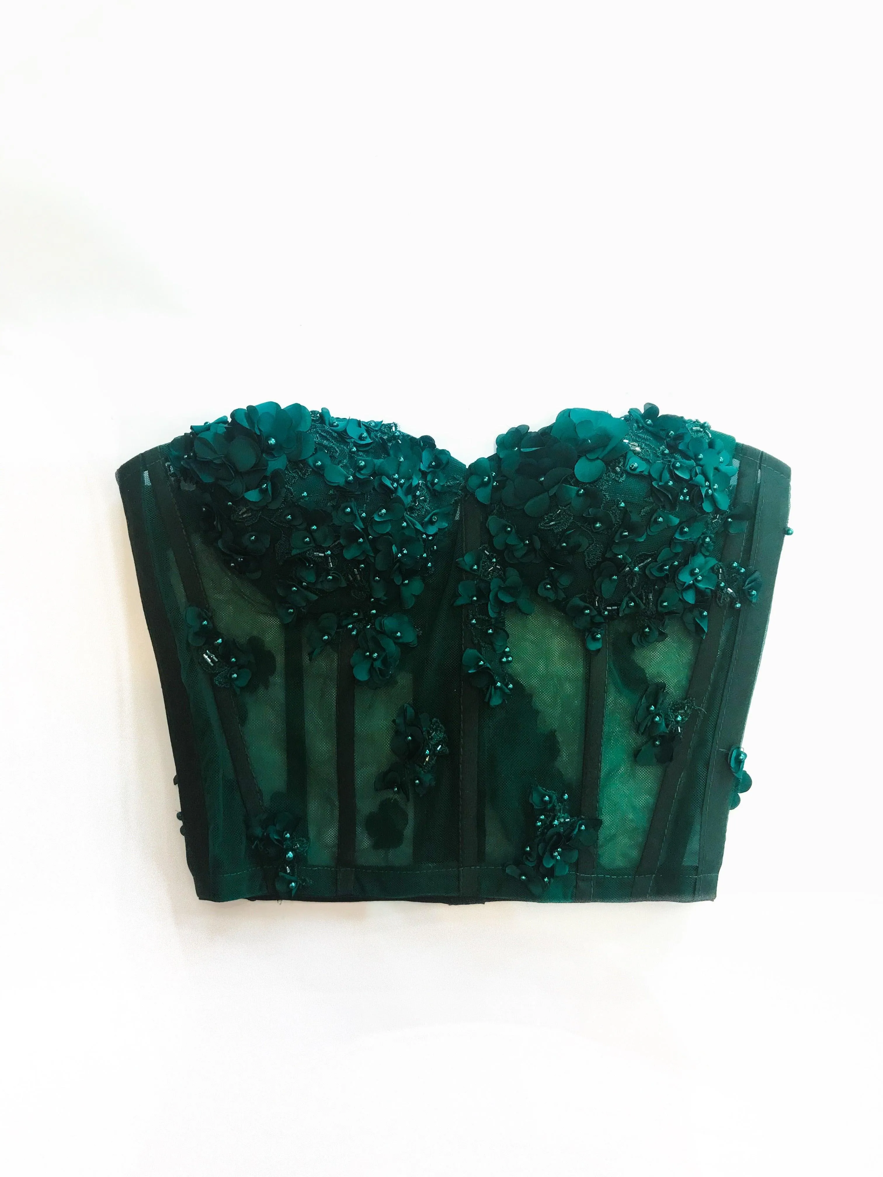 3D Flower Bustier