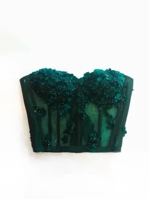3D Flower Bustier