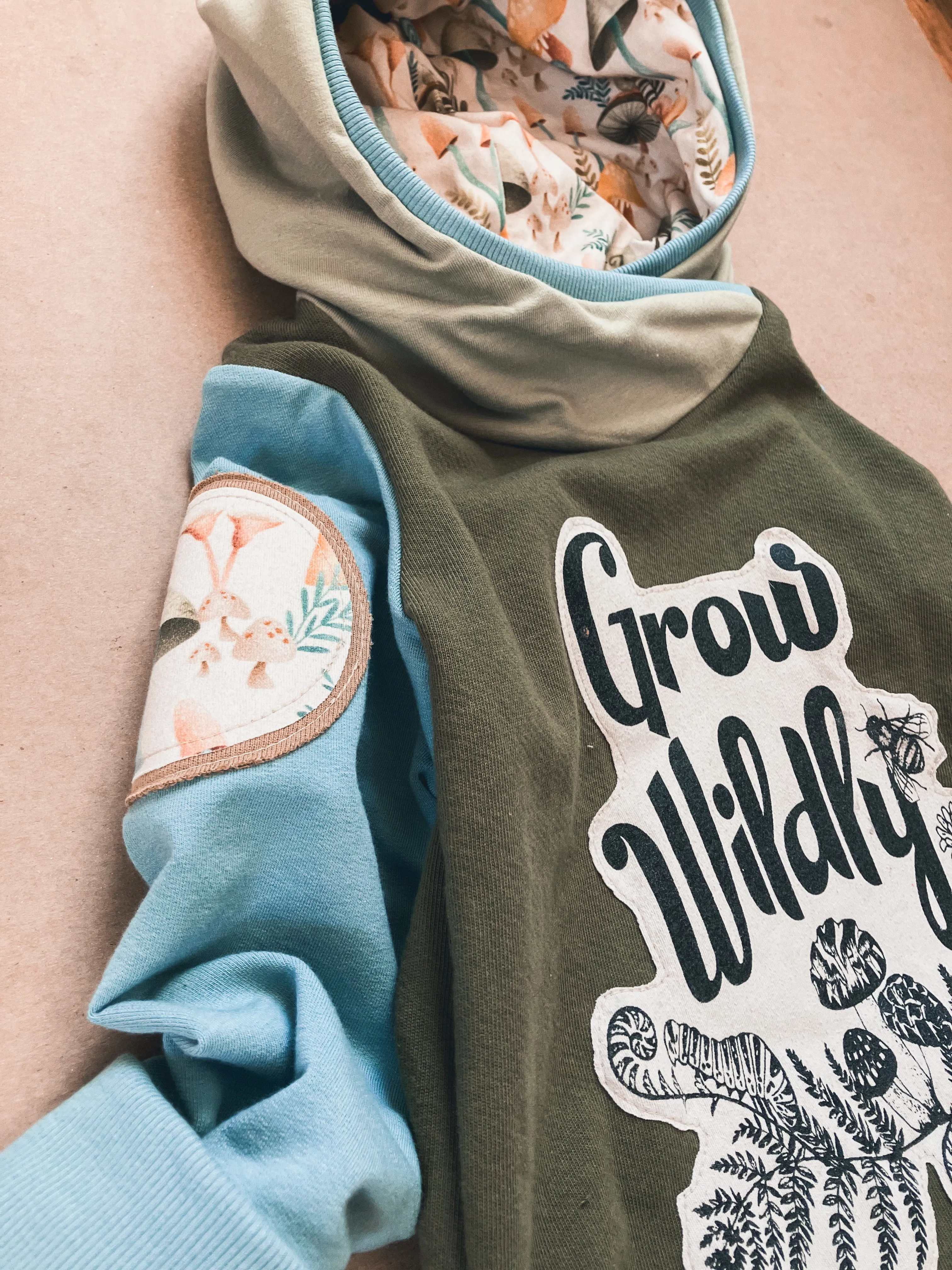 4-7 years Grow Wildly Upcycled Hoodie