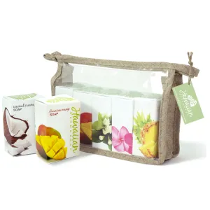 5 Soap Gift Set in Hemp Bag