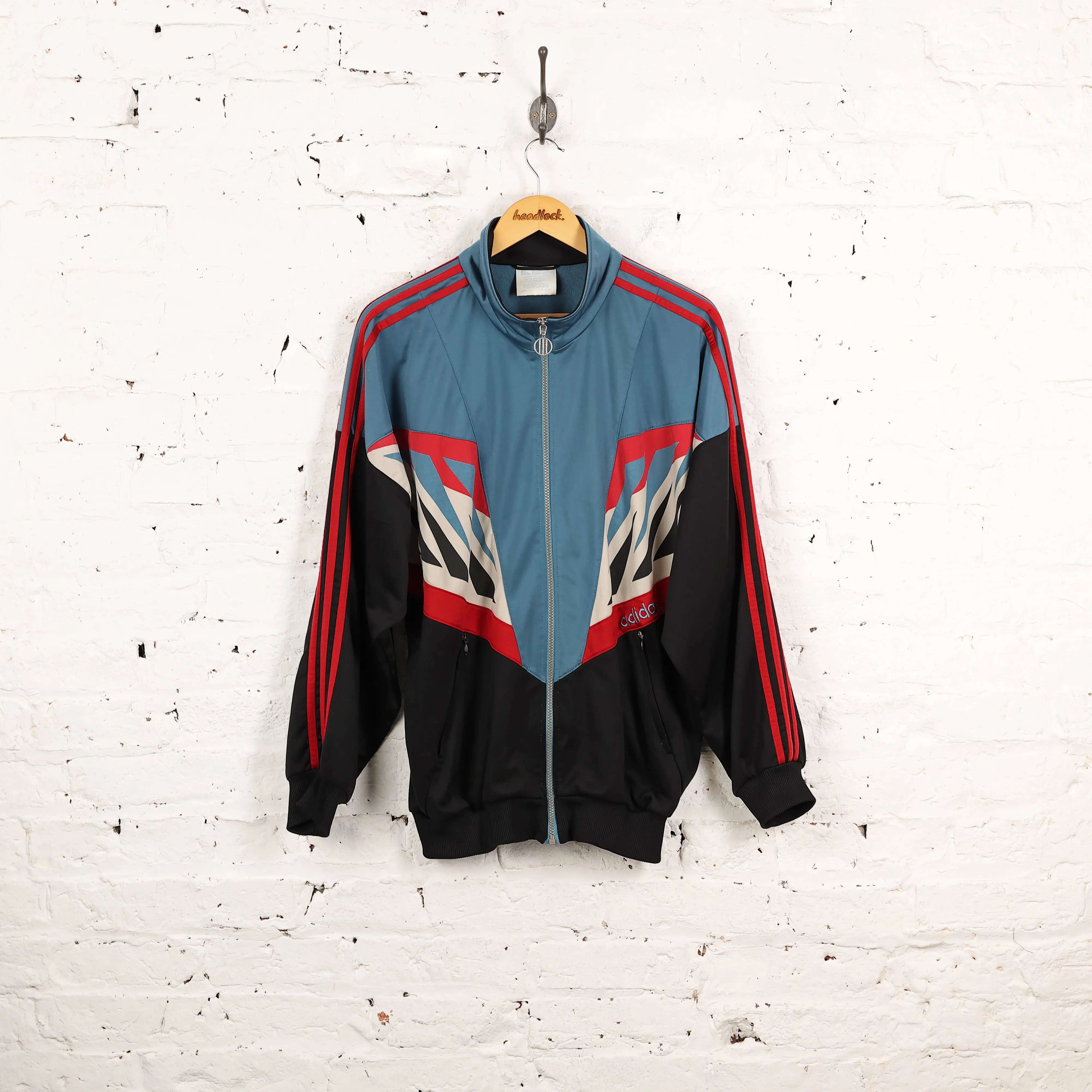 Adidas 90s Tracksuit Top Jacket - Blue - L