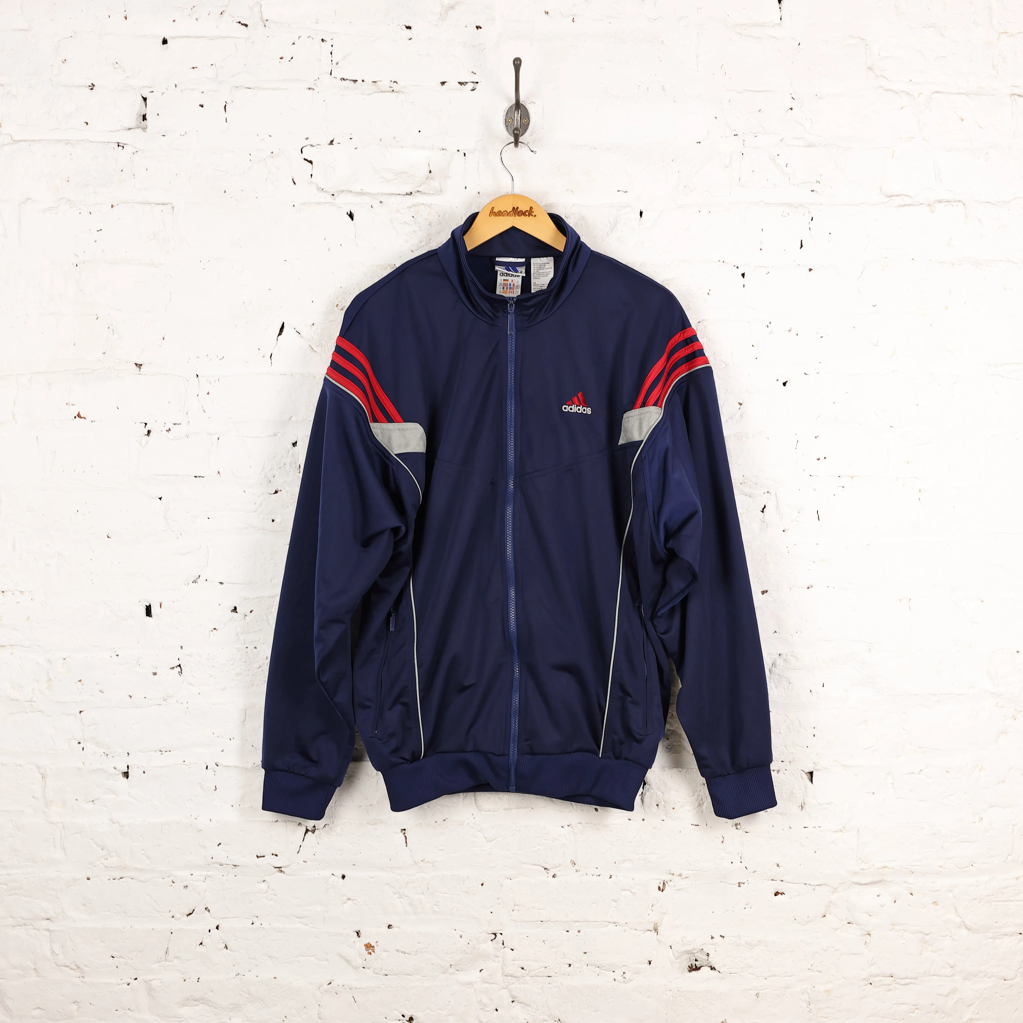 Adidas 90s Tracksuit Top Jacket - Blue - L