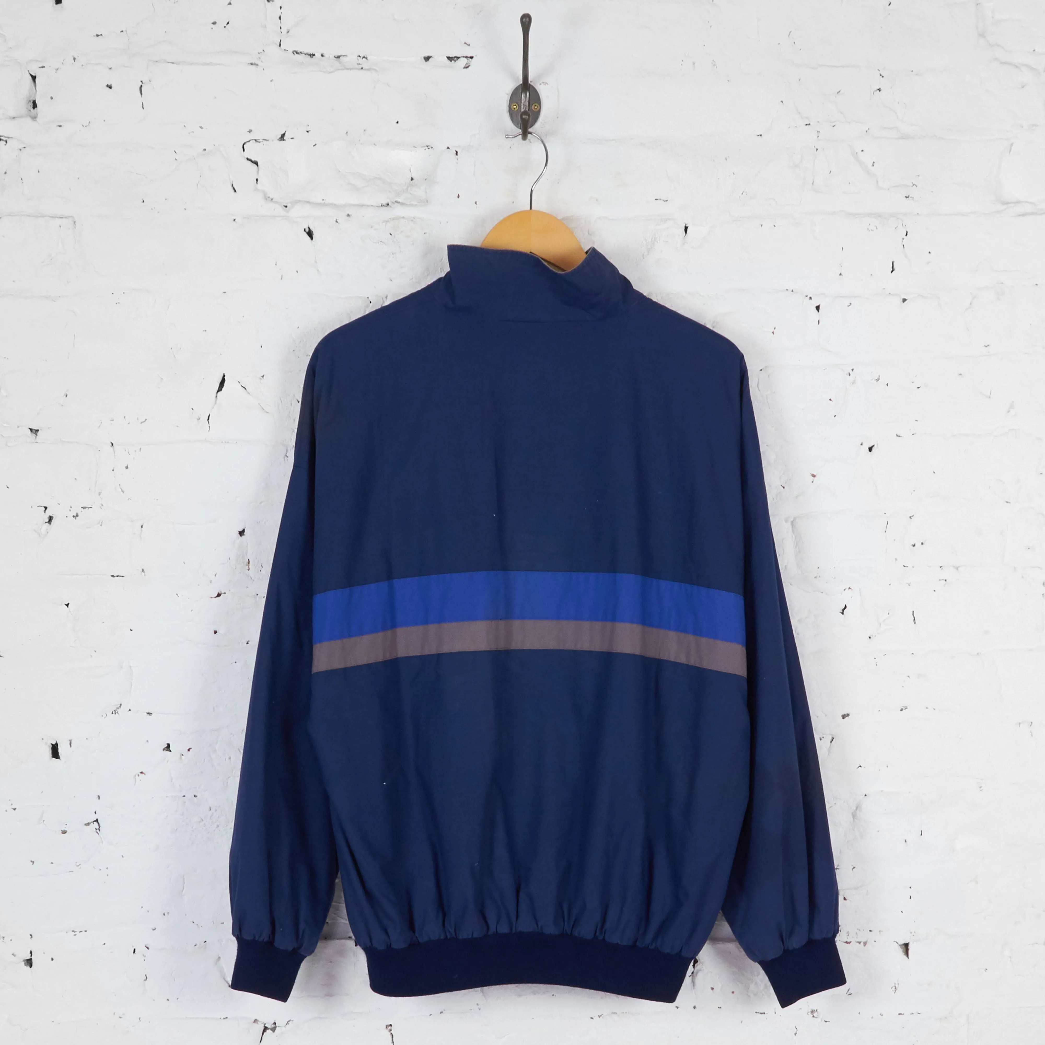 Adidas Shell Tracksuit Top Jacket - Blue - L