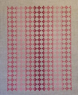AF44 Pink Medallion Envelope Clutch