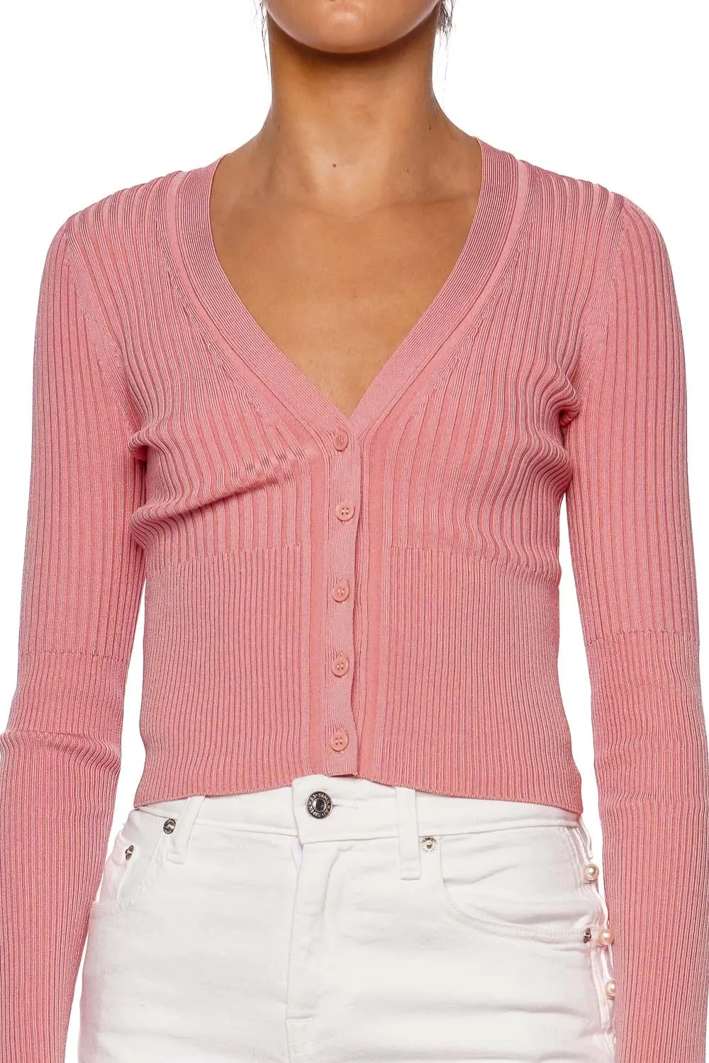 Ailany Dusty Rose Periwinkle Cardigan