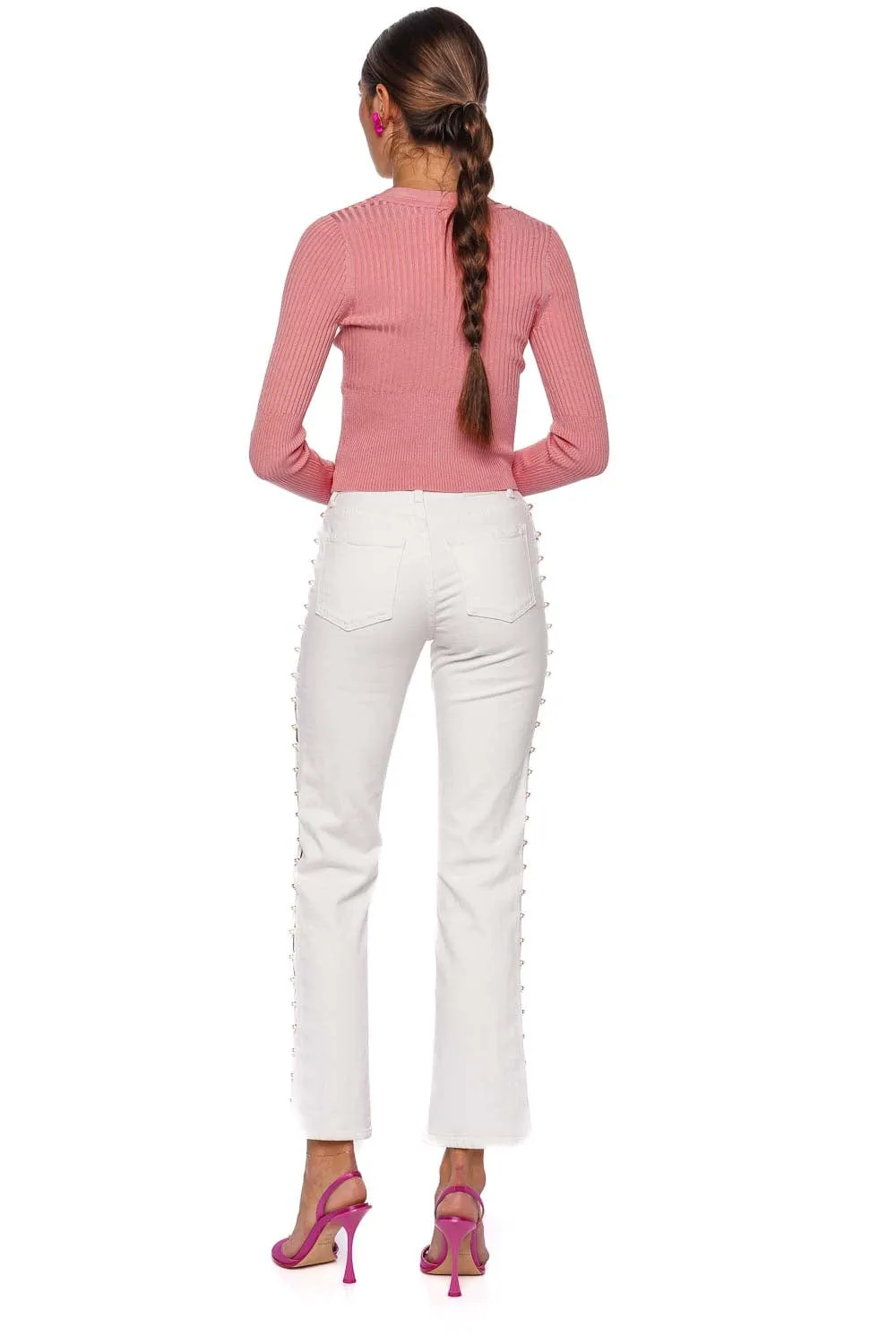 Ailany Dusty Rose Periwinkle Cardigan