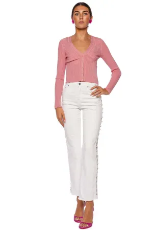 Ailany Dusty Rose Periwinkle Cardigan