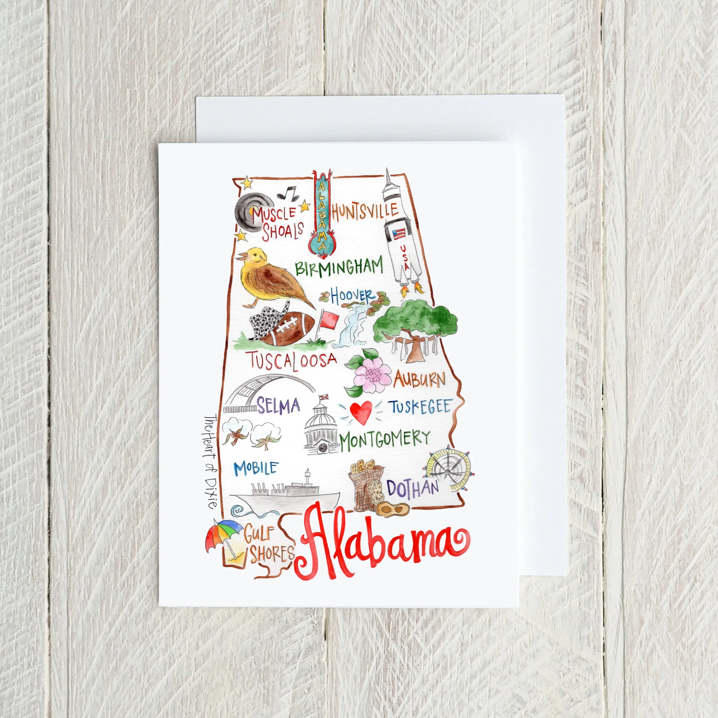 Alabama Note Card