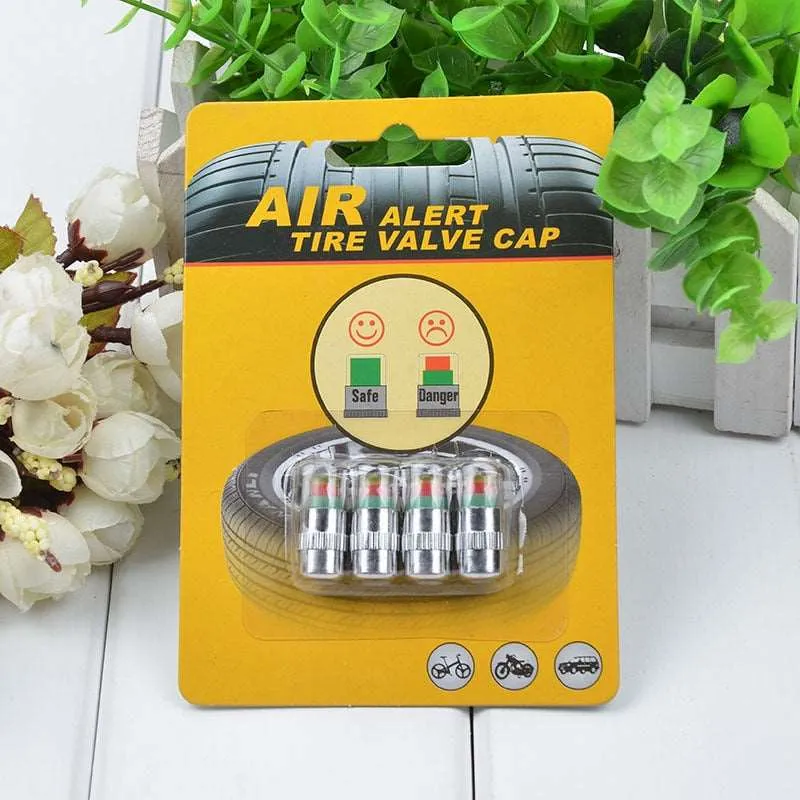 Alert Monitor Tire Pressure Gauge Cap