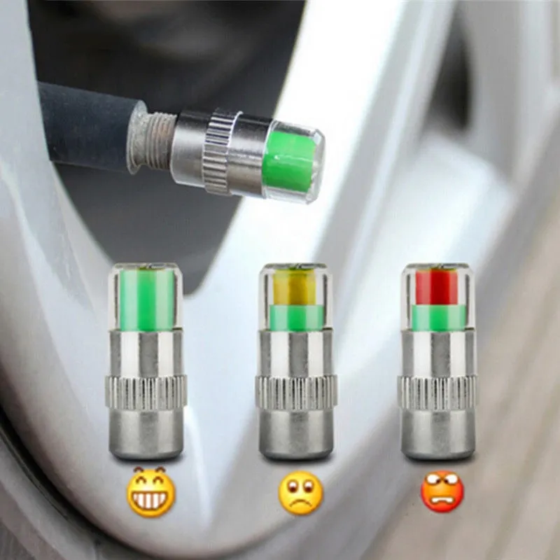 Alert Monitor Tire Pressure Gauge Cap