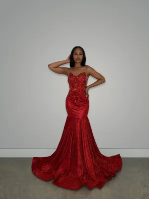 Ana Red Gown