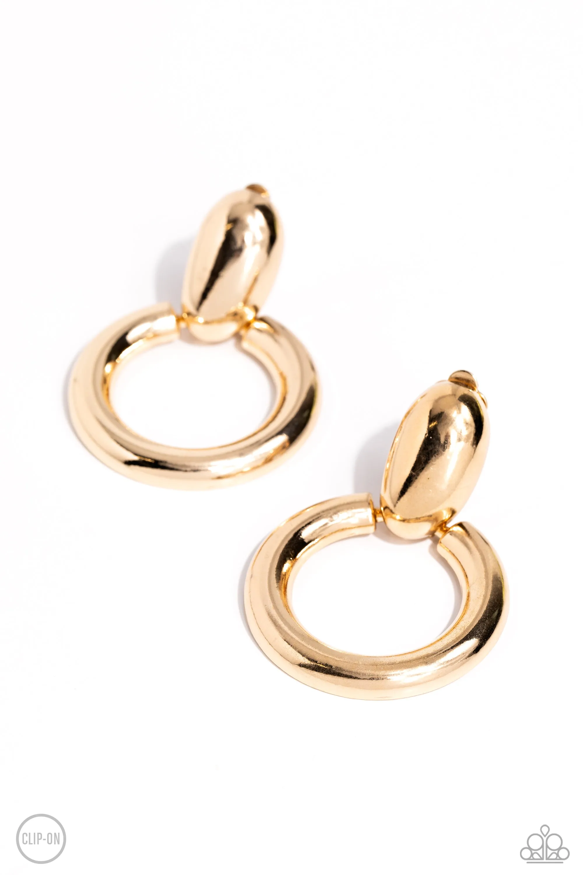 Ancient Artisan - Gold Clip-On Earring