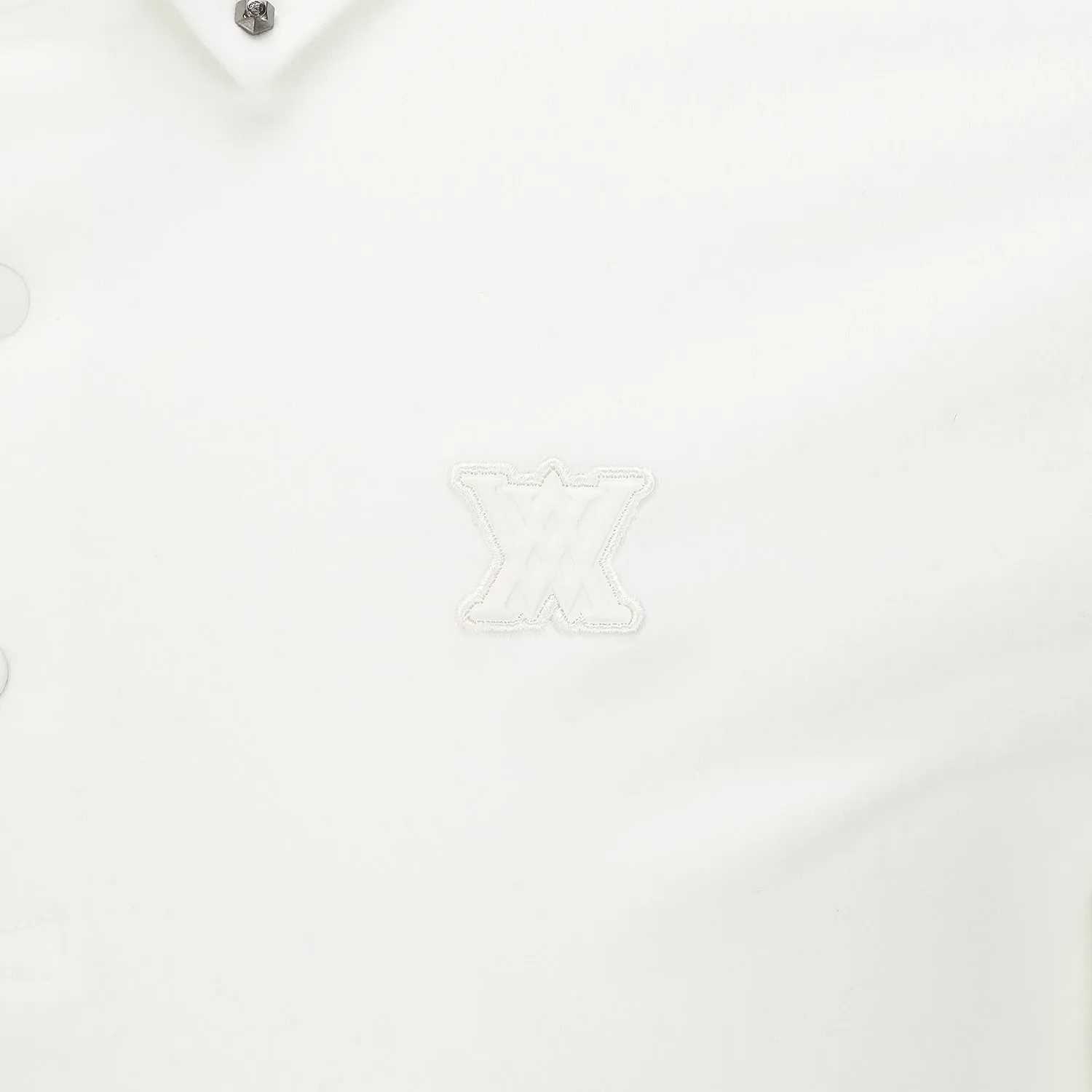 ANEW Golf Men's Collar Back Point L/TS - Ivory