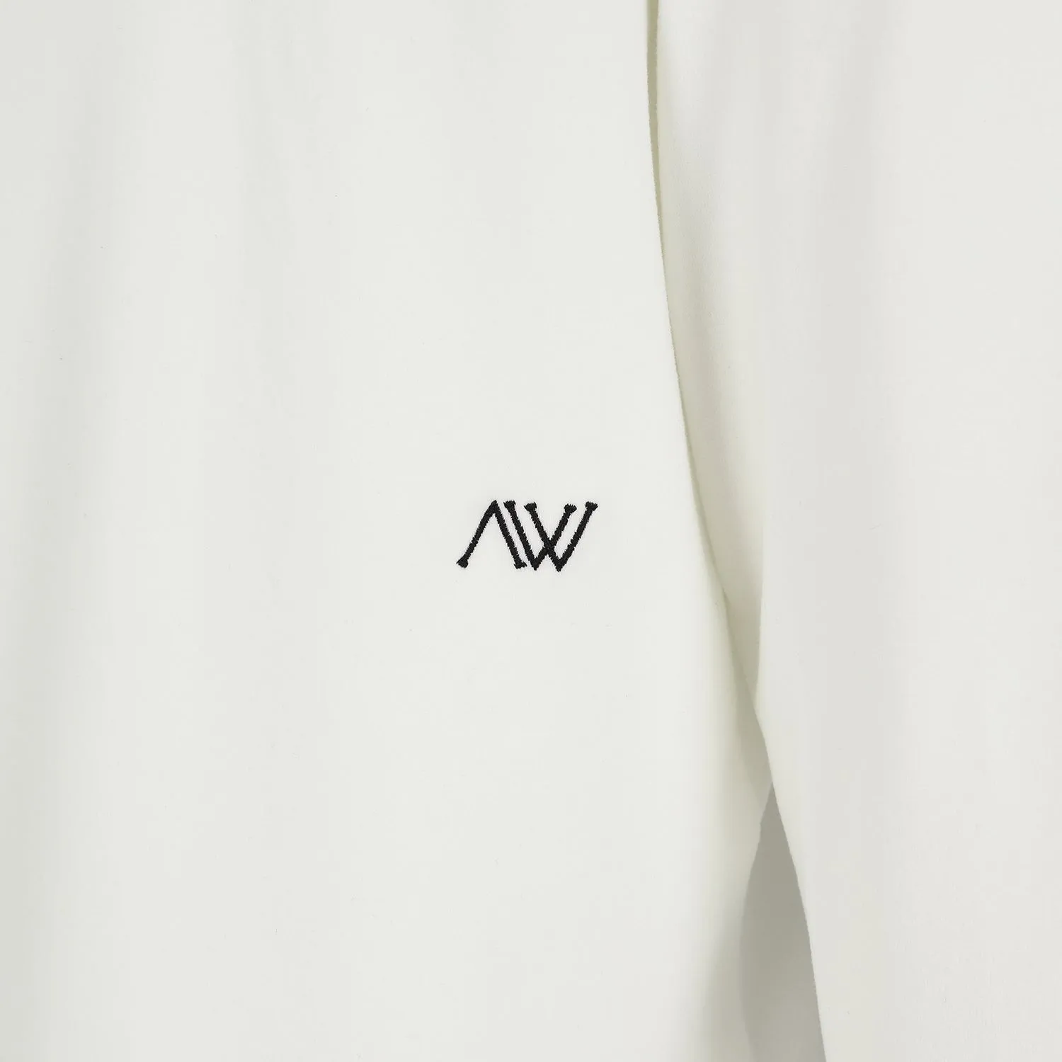 ANEW Golf Men's Collar Back Point L/TS - Ivory