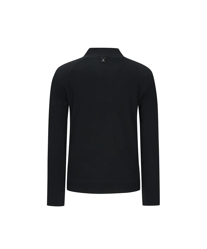 ANEW Golf Men's Wind Block Half Zip-up Pullover - Black