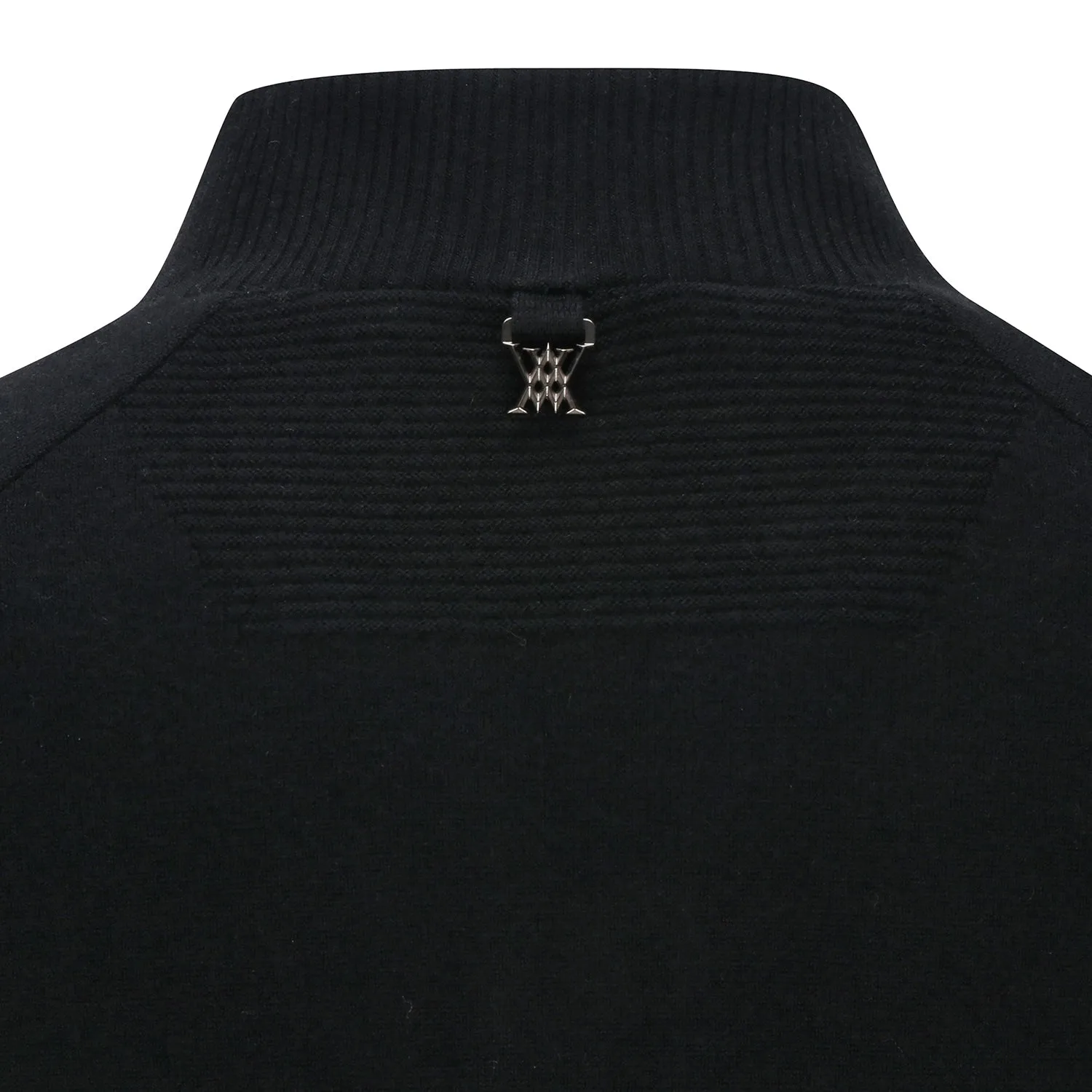 ANEW Golf Men's Wind Block Half Zip-up Pullover - Black