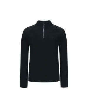 ANEW Golf Men's Wind Block Half Zip-up Pullover - Black