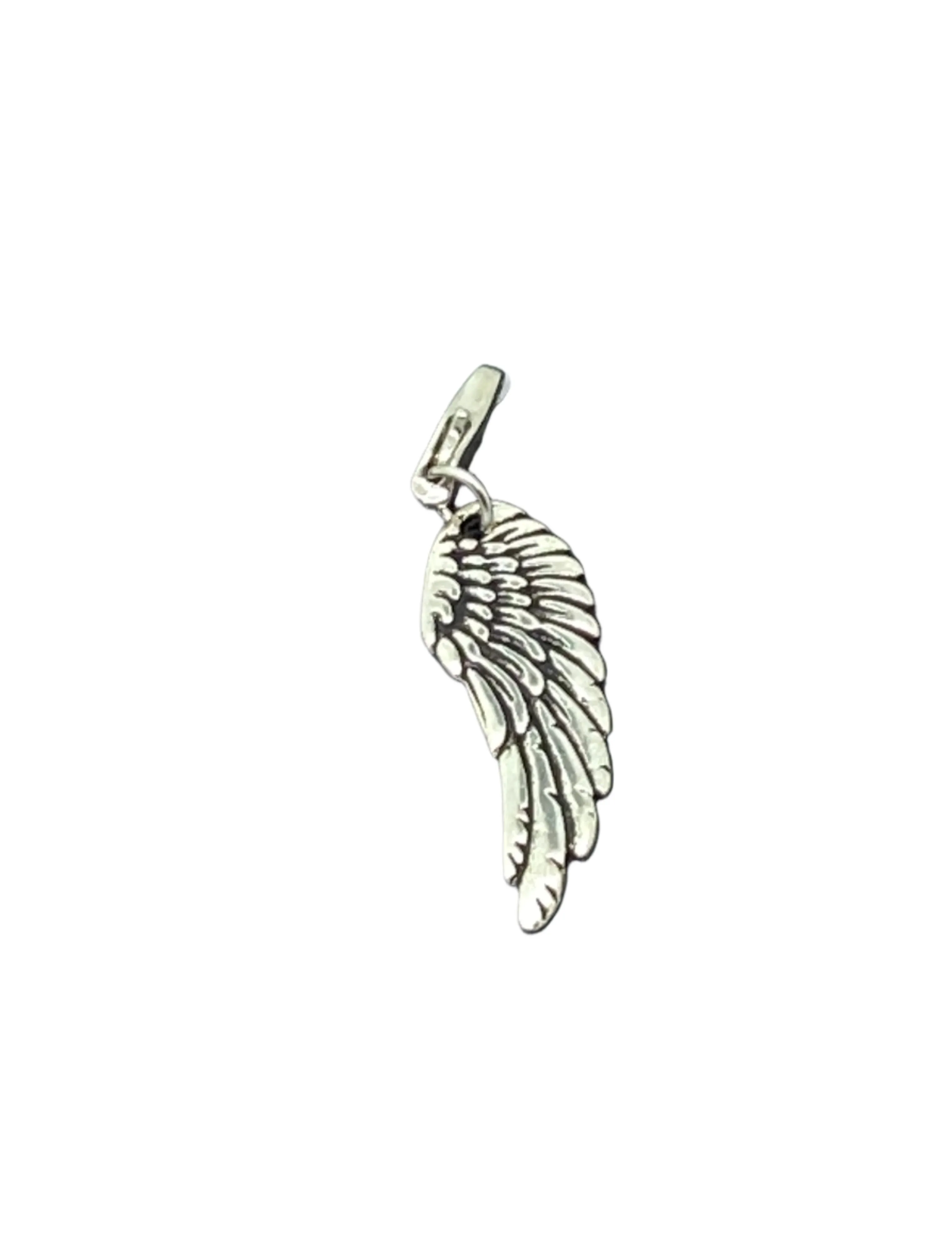 Angel Wing Clip on Pendent 1 1/2"