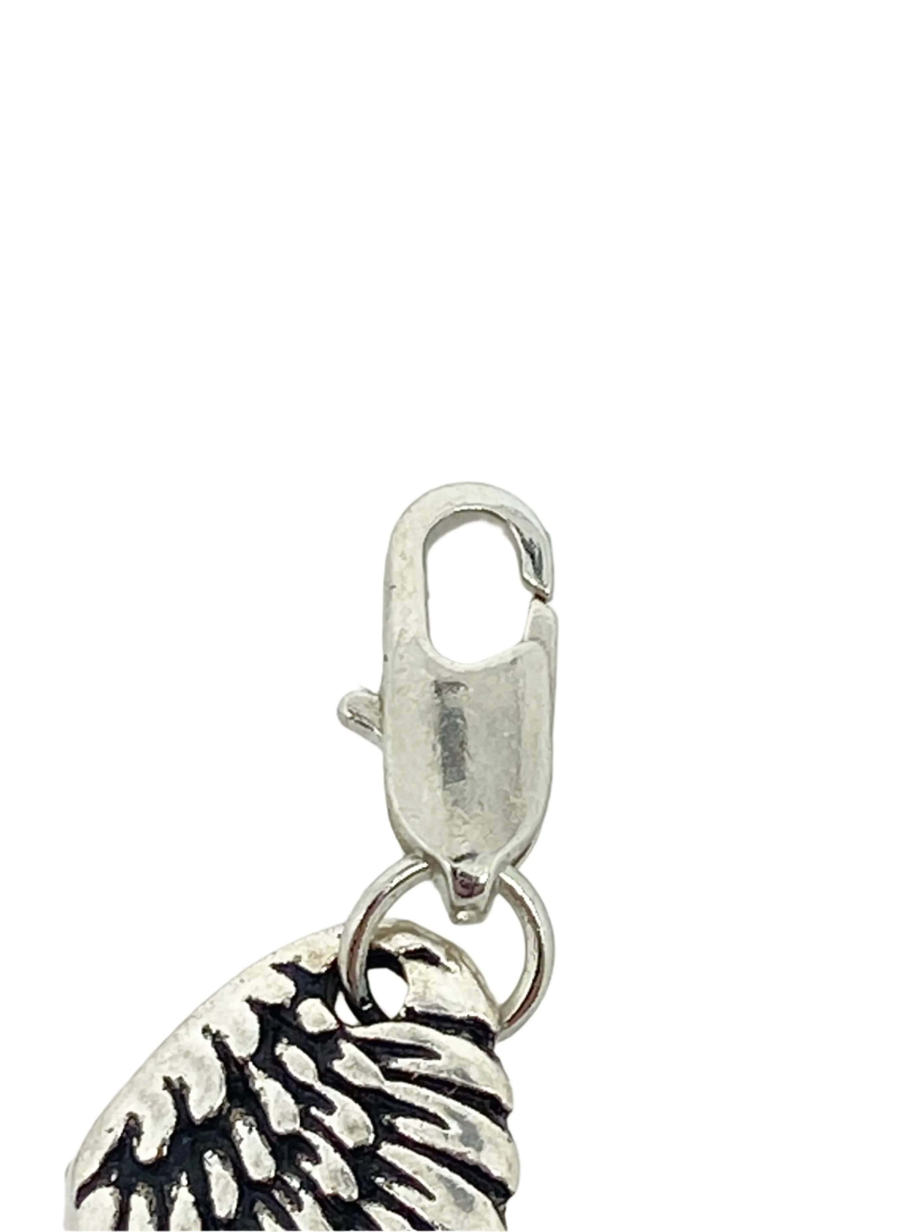 Angel Wing Clip on Pendent 1 1/2"