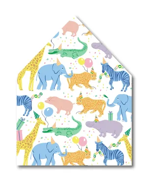 Animal Party Envelope Liner