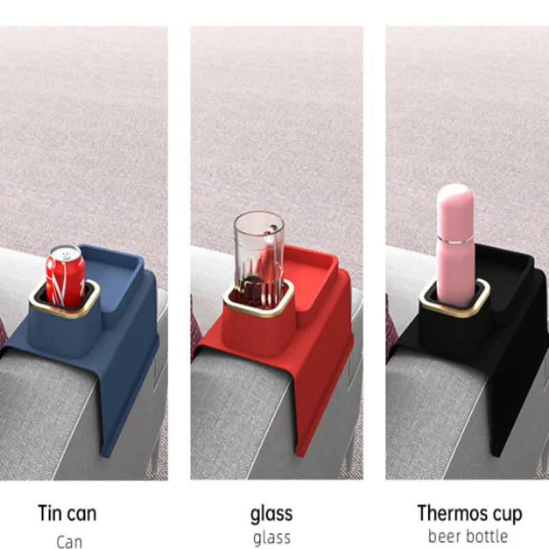 Armrest Tray with Drink Holder & Tray