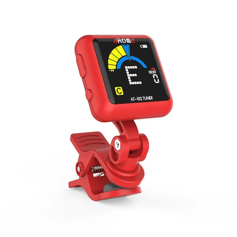 Aroma Rechargeable Digital Chromatic Clip-On Tuner