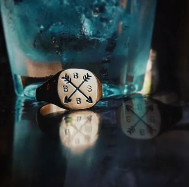 Arrow Ring - Custom Stamped