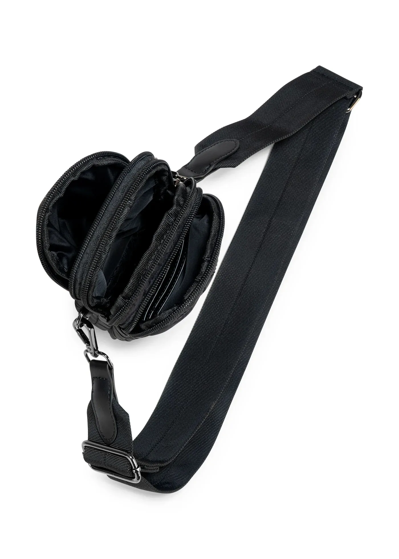 ATLAS CARGO PHONE CROSSBODY - MATTE BLACK