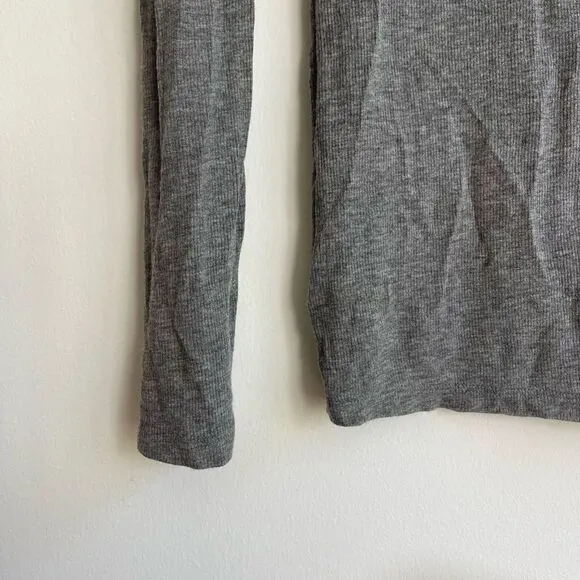 ATM Anthony Thomas Melillo Women's Gray Modal Rib Turtleneck - Medium