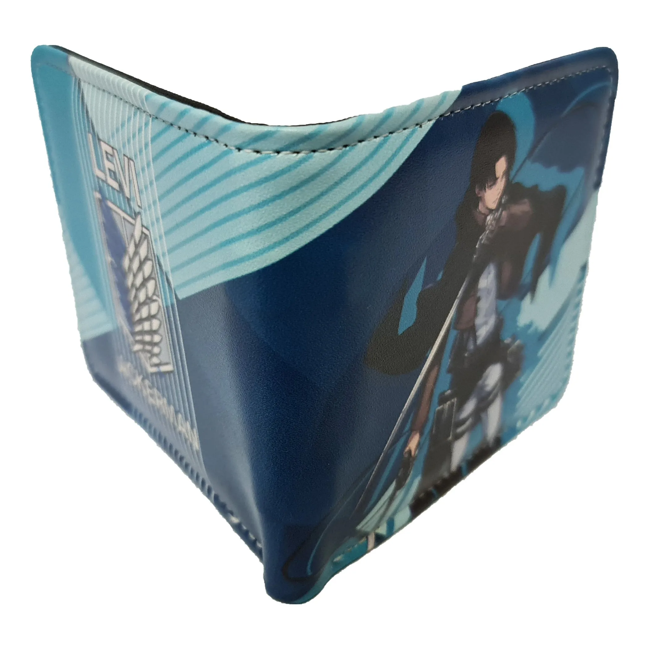 Attack on Titan Anime Wallet - Levi Ackerman - Premium PVC Leather - Unisex