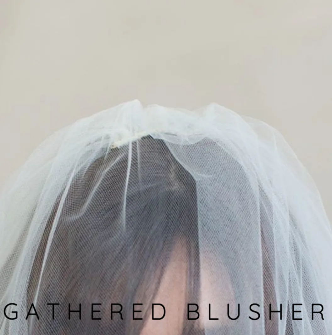 Aurora Half-Lace Cathedral Veil- Ready to Ship