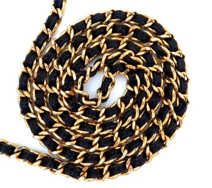 Authentic Chanel Black Caviar Wallet On Chain (WOC)