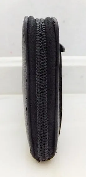 Authentic Chanel Black Caviar Zippe Wallet