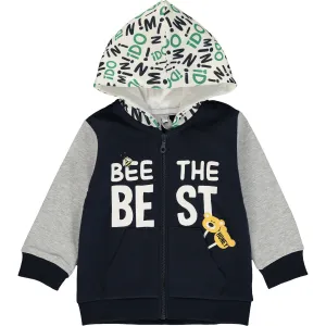 Baby Boy Zip-Up Hoodie Top
