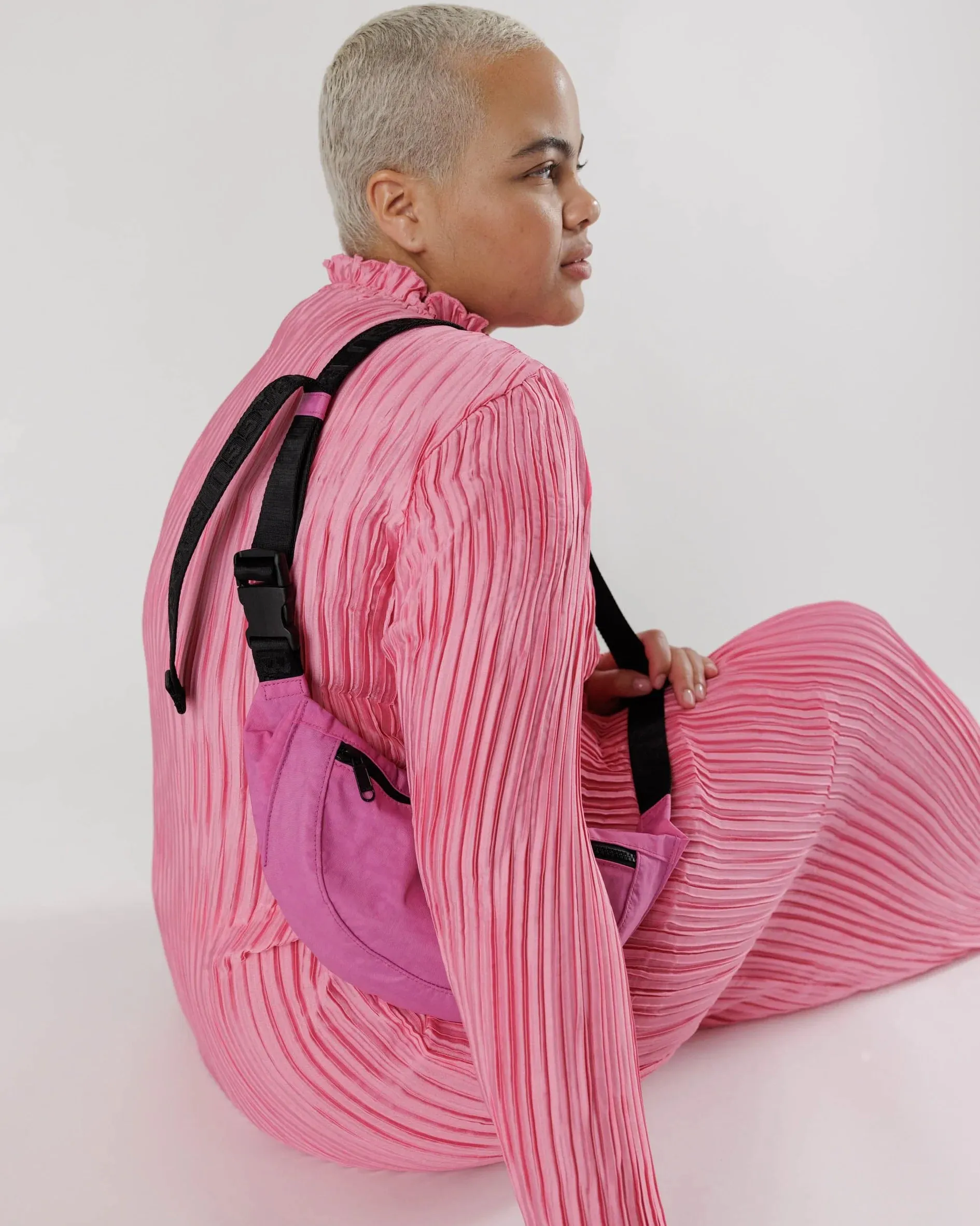 Baggu Crescent Fanny Pack - Extra Pink
