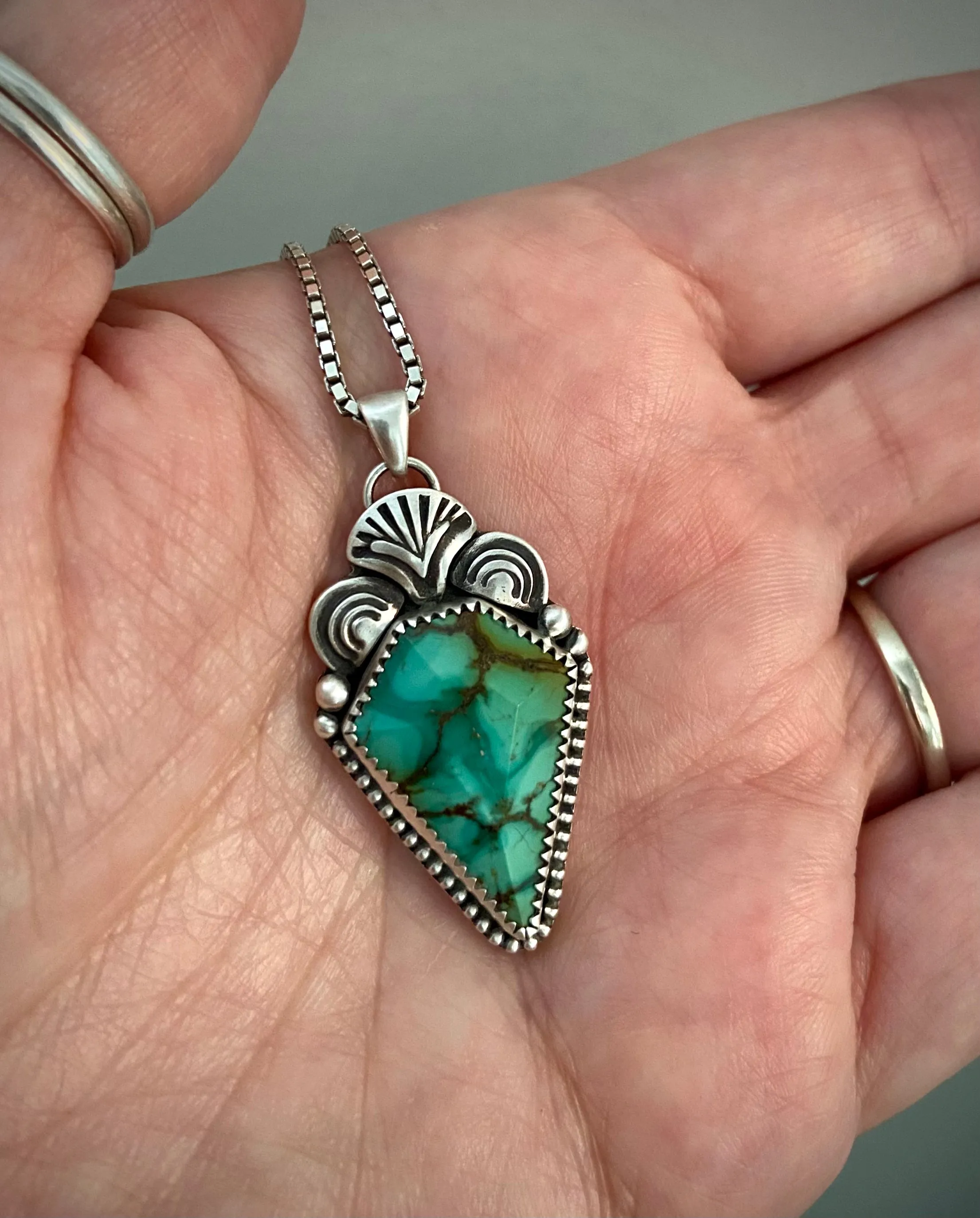 Bao Canyon Turquoise Pendant