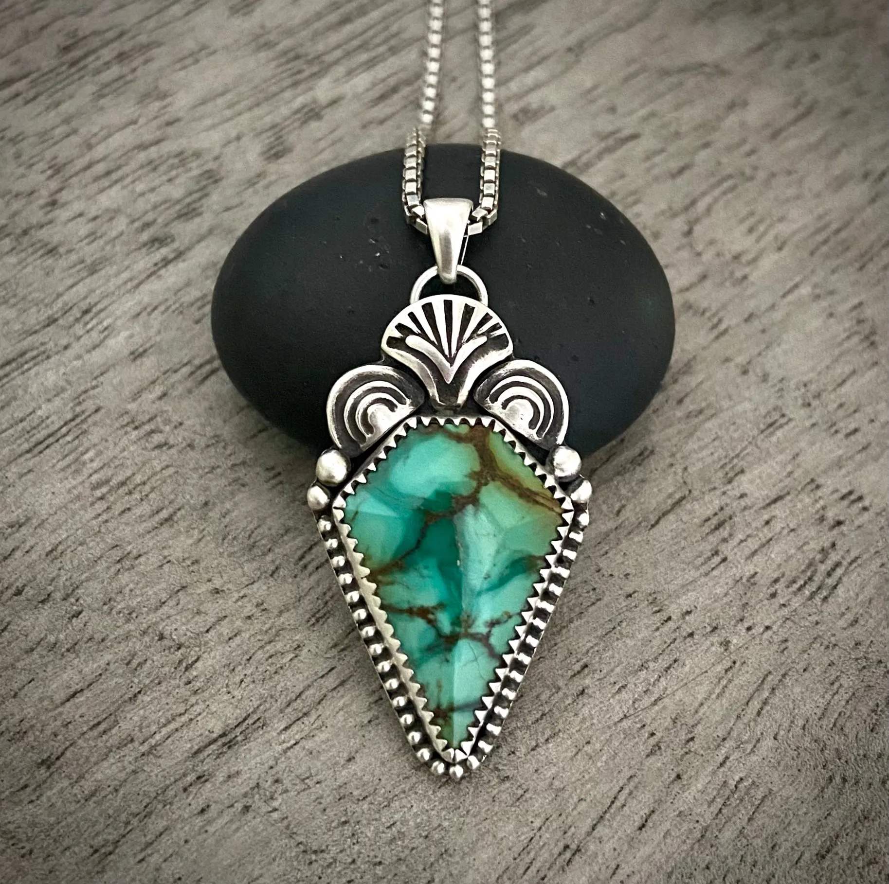 Bao Canyon Turquoise Pendant