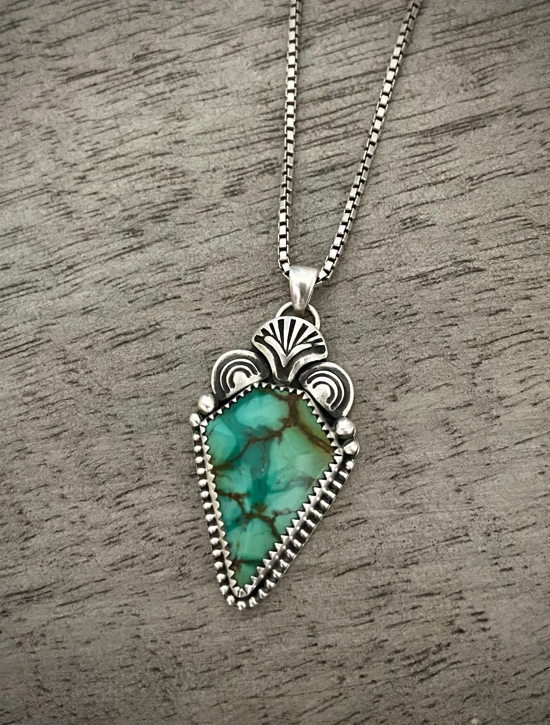 Bao Canyon Turquoise Pendant